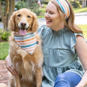 Matching Headband & Bandana Set